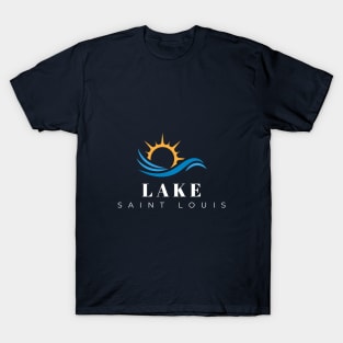 Lake Saint Louis Sun over the Waves T-Shirt